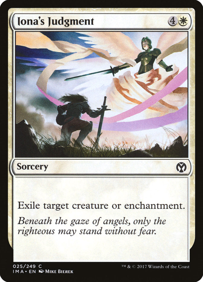 Iona's Judgment [Iconic Masters] Foil