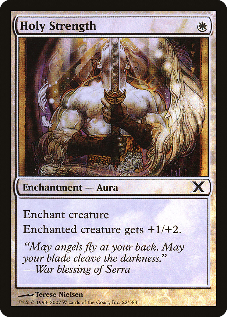 Holy Strength  [Tenth Edition] Foil