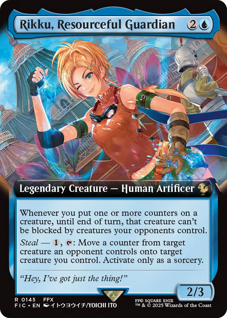 Rikku, Resourceful Guardian (Extended Art) [FINAL FANTASY Commander] Foil