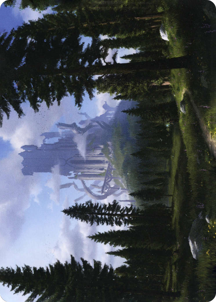 Forest // Forest  [Adventures in the Forgotten Realms Art Series] (Borderless) Foil