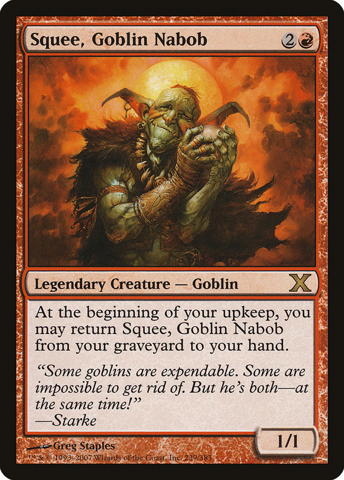 Squee, Goblin Nabob [Tenth Edition] Foil