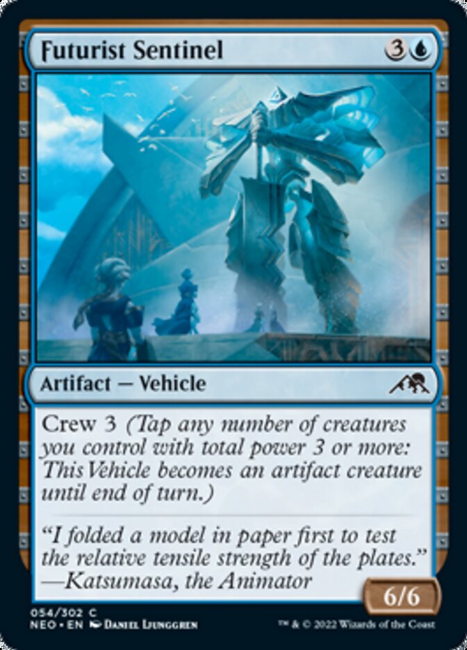 Futurist Sentinel [Kamigawa: Neon Dynasty] Foil