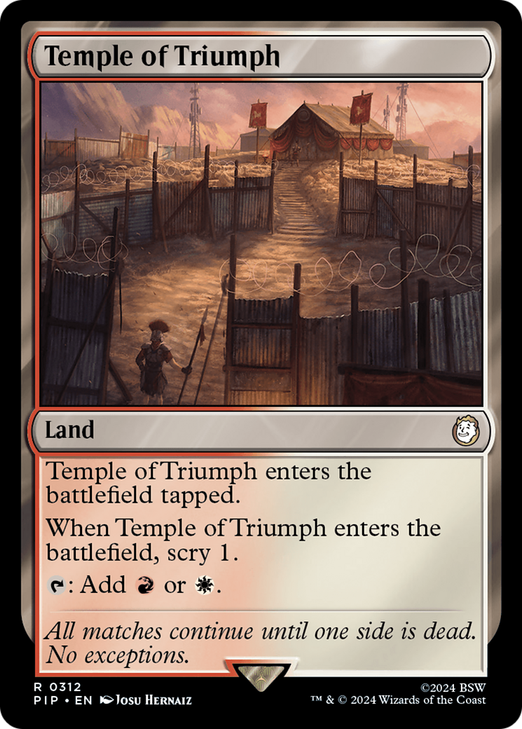 Temple of Triumph [Fallout] Foil