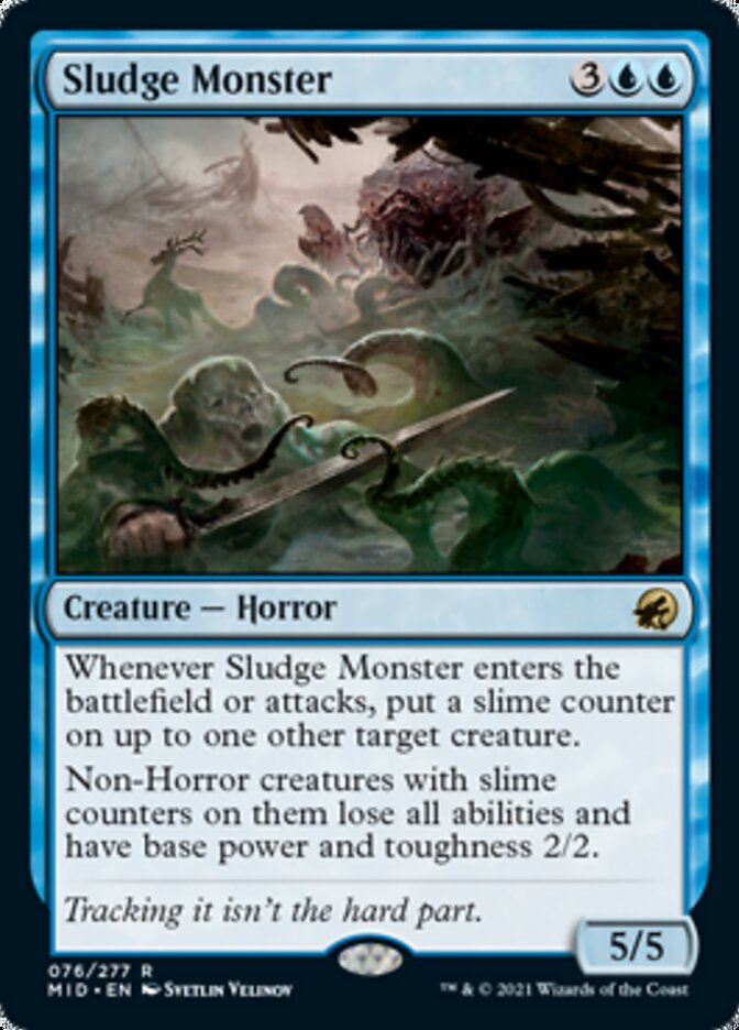 Sludge Monster [Innistrad: Midnight Hunt] Foil