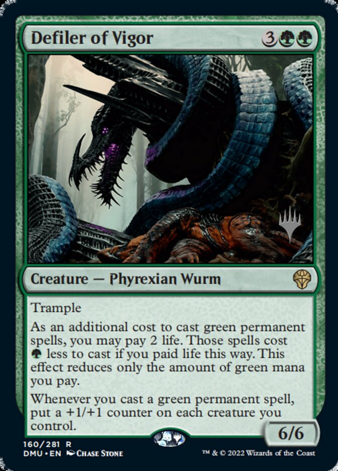 Defiler of Vigor (Promo Pack) [Dominaria United Promos] Foil