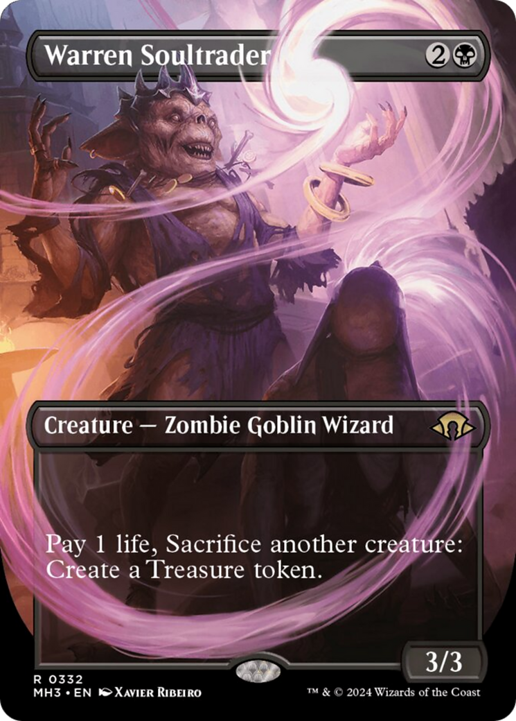 Warren Soultrader (Borderless) [Modern Horizons 3] Foil