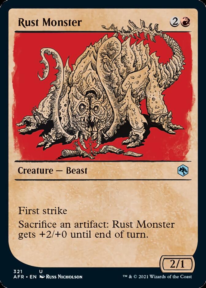 Rust Monster (Showcase) [Dungeons & Dragons: Adventures in the Forgotten Realms] Foil