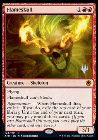 Flameskull (Promo Pack) [Dungeons & Dragons: Adventures in the Forgotten Realms Promos] Foil