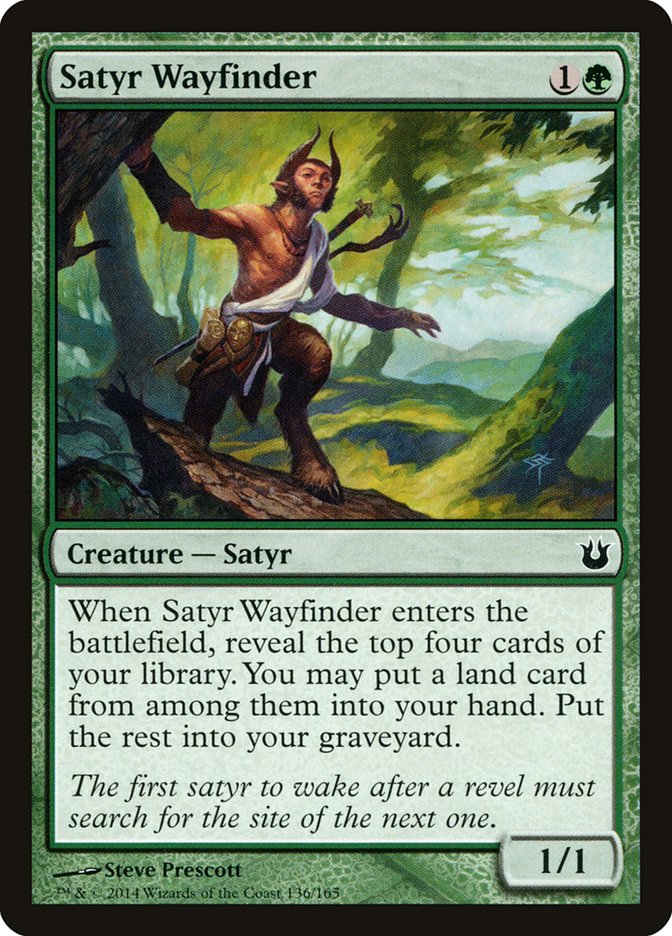 Satyr Wayfinder [Born of the Gods] Foil