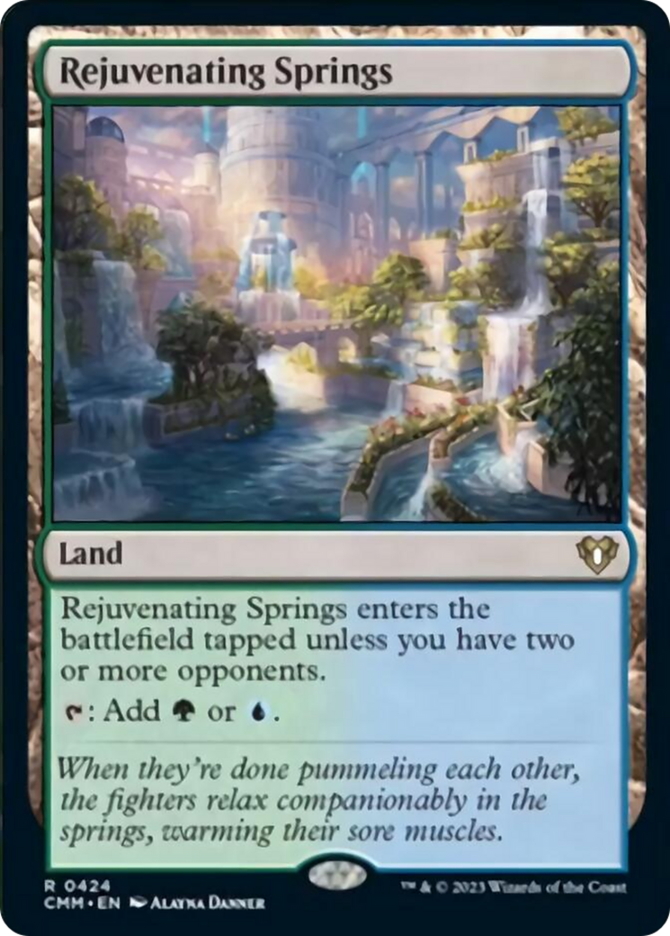 Rejuvenating Springs [Commander Masters] Foil