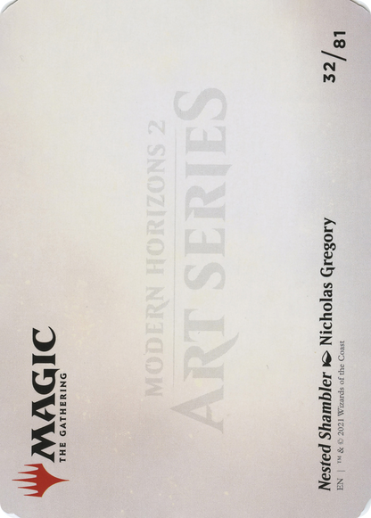 Nested Shambler // Nested Shambler  [Modern Horizons 2 Art Series] (Borderless) Foil