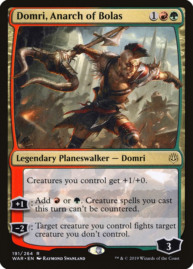 Domri, Anarch of Bolas [War of the Spark] Foil