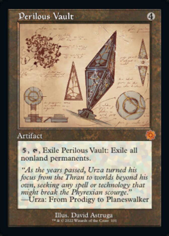 Perilous Vault (Retro Schematic) [The Brothers' War Retro Artifacts] Foil
