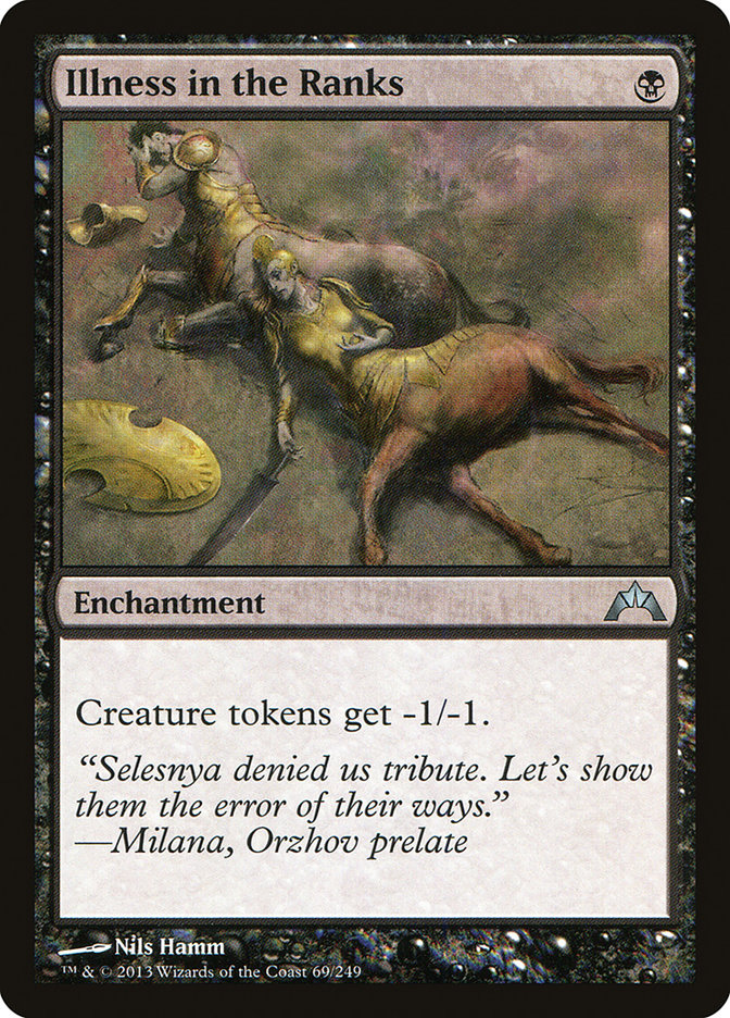 Illness in the Ranks [Gatecrash] Foil