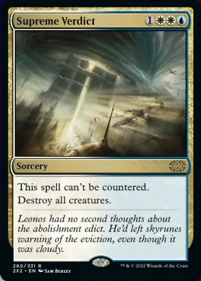 Supreme Verdict [Double Masters 2022] Foil