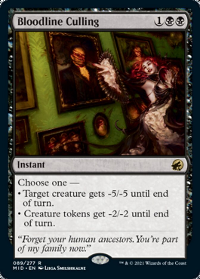 Bloodline Culling [Innistrad: Midnight Hunt] Foil
