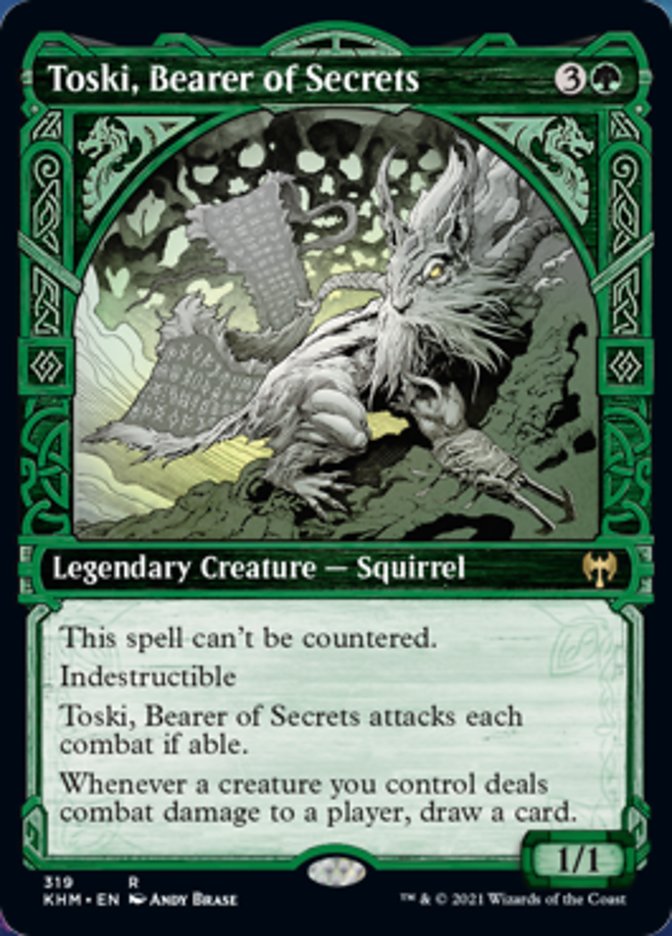 Toski, Bearer of Secrets (Showcase) [Kaldheim] Foil