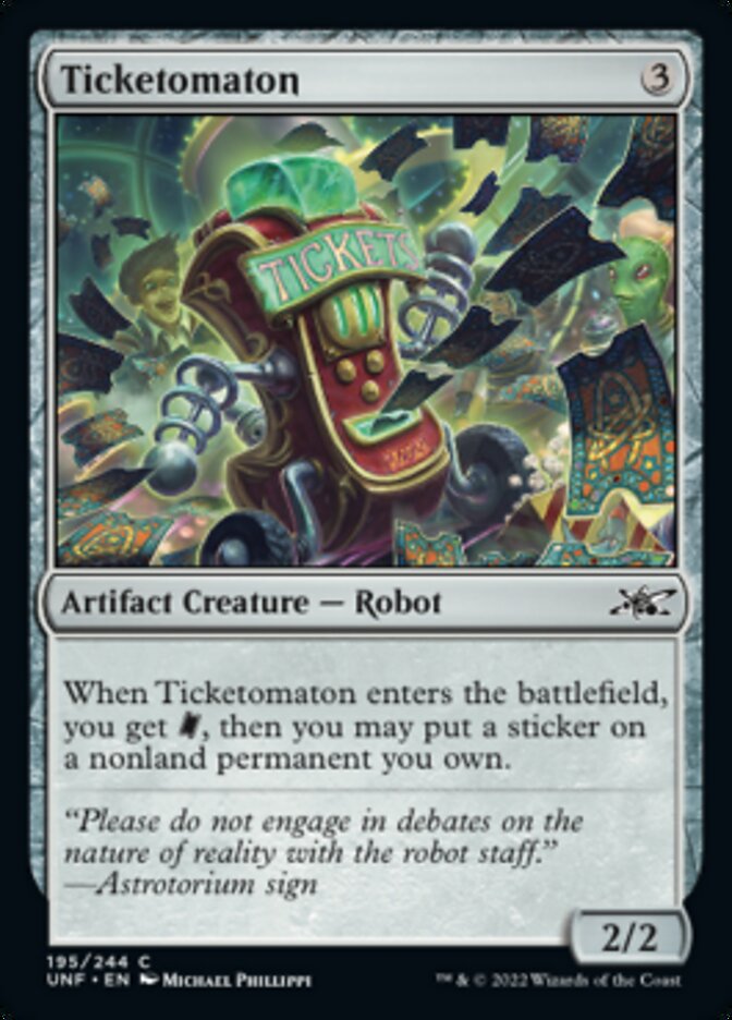 Ticketomaton [Unfinity] Foil