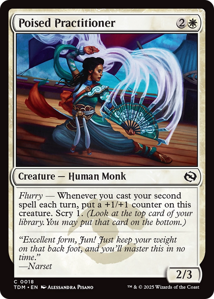Poised Practitioner [Tarkir: Dragonstorm] Foil