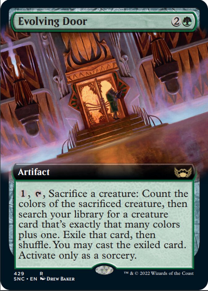 Evolving Door (Extended Art) [Streets of New Capenna] Foil