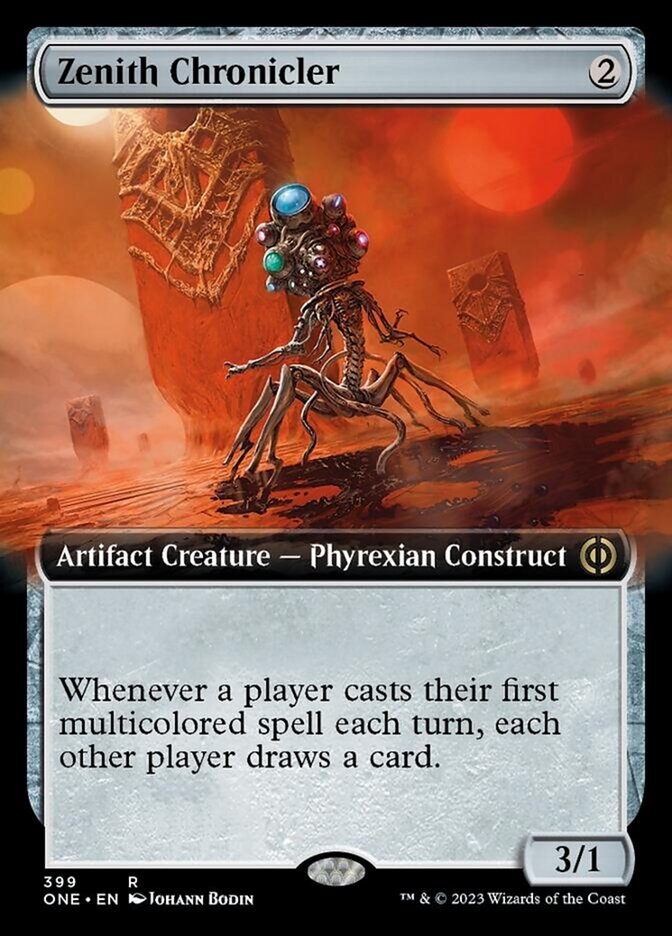 Zenith Chronicler (Extended Art) [Phyrexia: All Will Be One] Foil