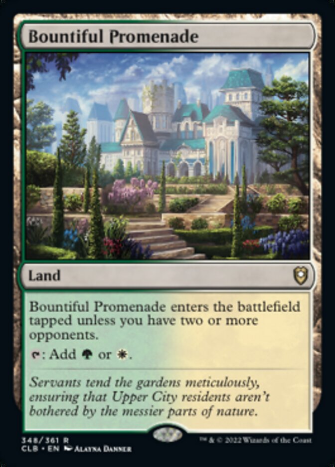 Bountiful Promenade [Commander Legends: Battle for Baldur's Gate] Foil