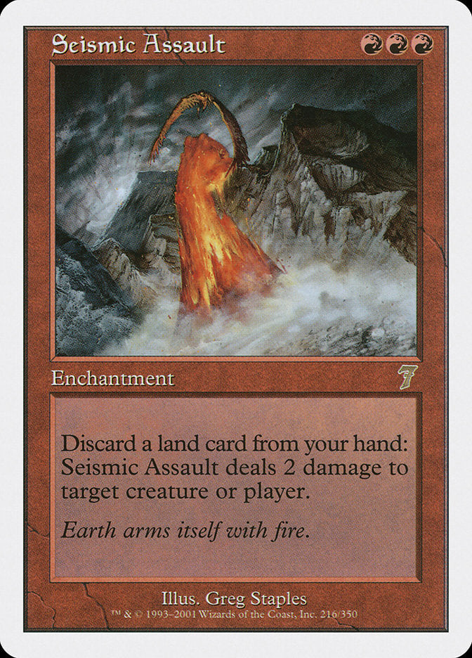 Seismic Assault [Seventh Edition] Foil