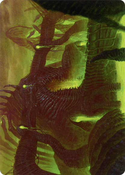 The Dross Pits // The Dross Pits  [Phyrexia: All Will Be One Art Series] (Borderless) Foil