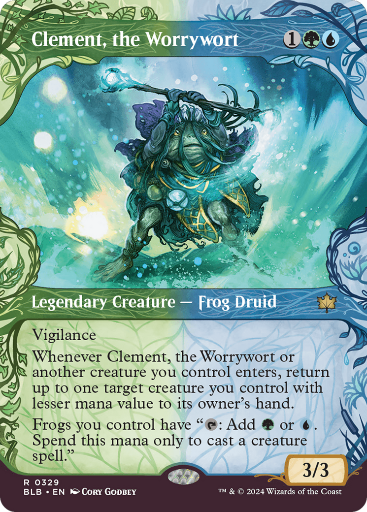 Clement, the Worrywort (Showcase) [Bloomburrow] Foil