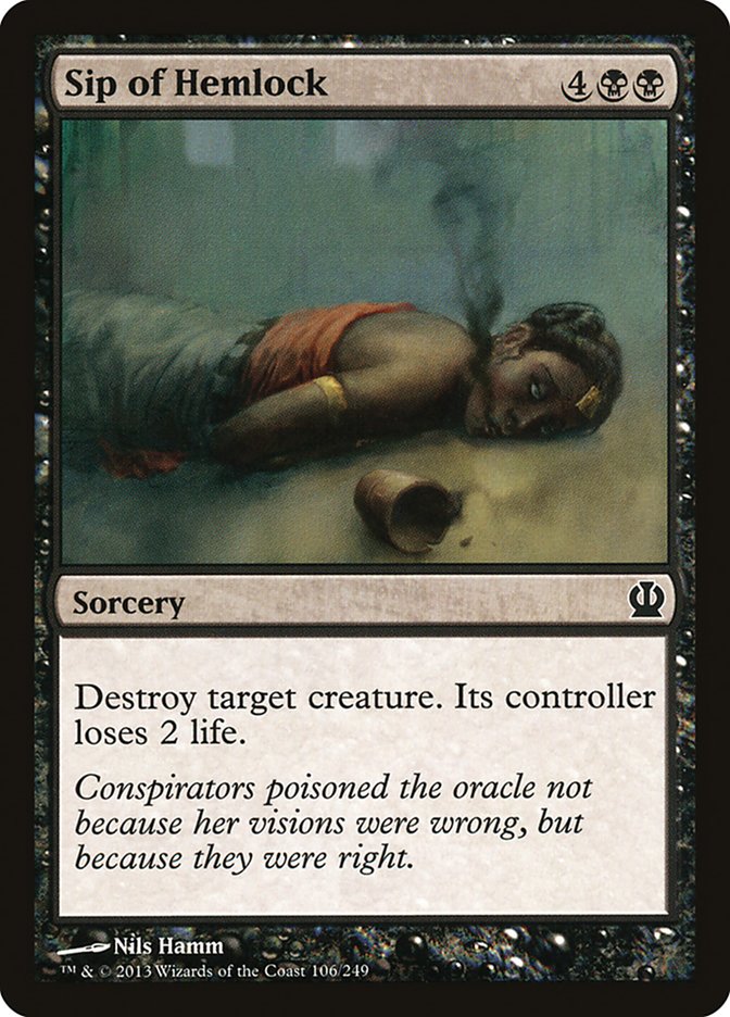 Sip of Hemlock [Theros] Foil