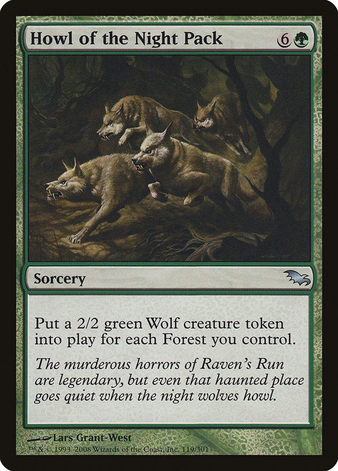 Howl of the Night Pack [Shadowmoor] Foil