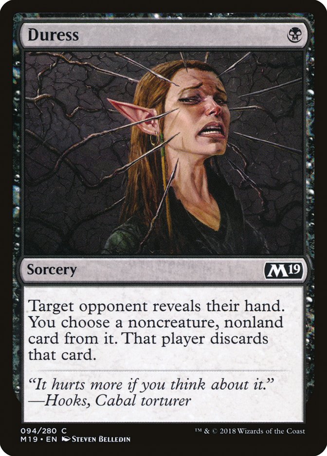 Duress [Core Set 2019] Foil