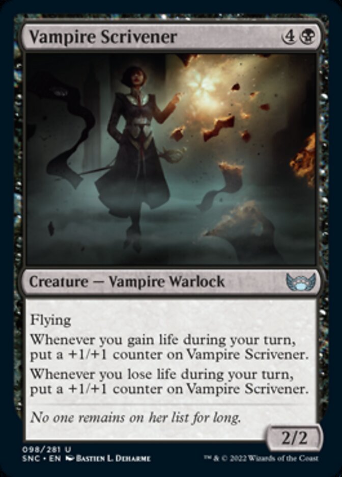Vampire Scrivener [Streets of New Capenna] Foil