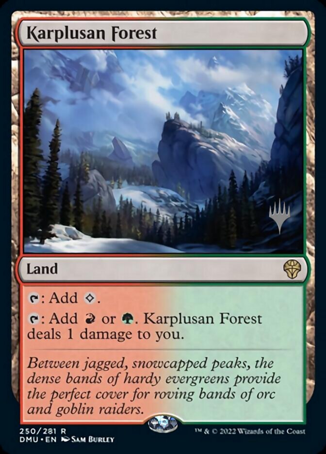 Karplusan Forest (Promo Pack) [Dominaria United Promos] Foil