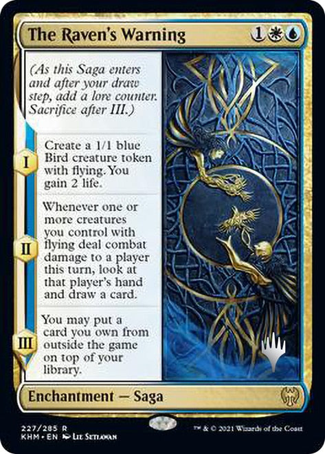 The Raven's Warning (Promo Pack) [Kaldheim Promos] Foil
