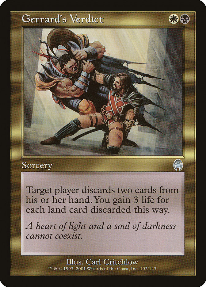 Gerrard's Verdict [Apocalypse] Foil