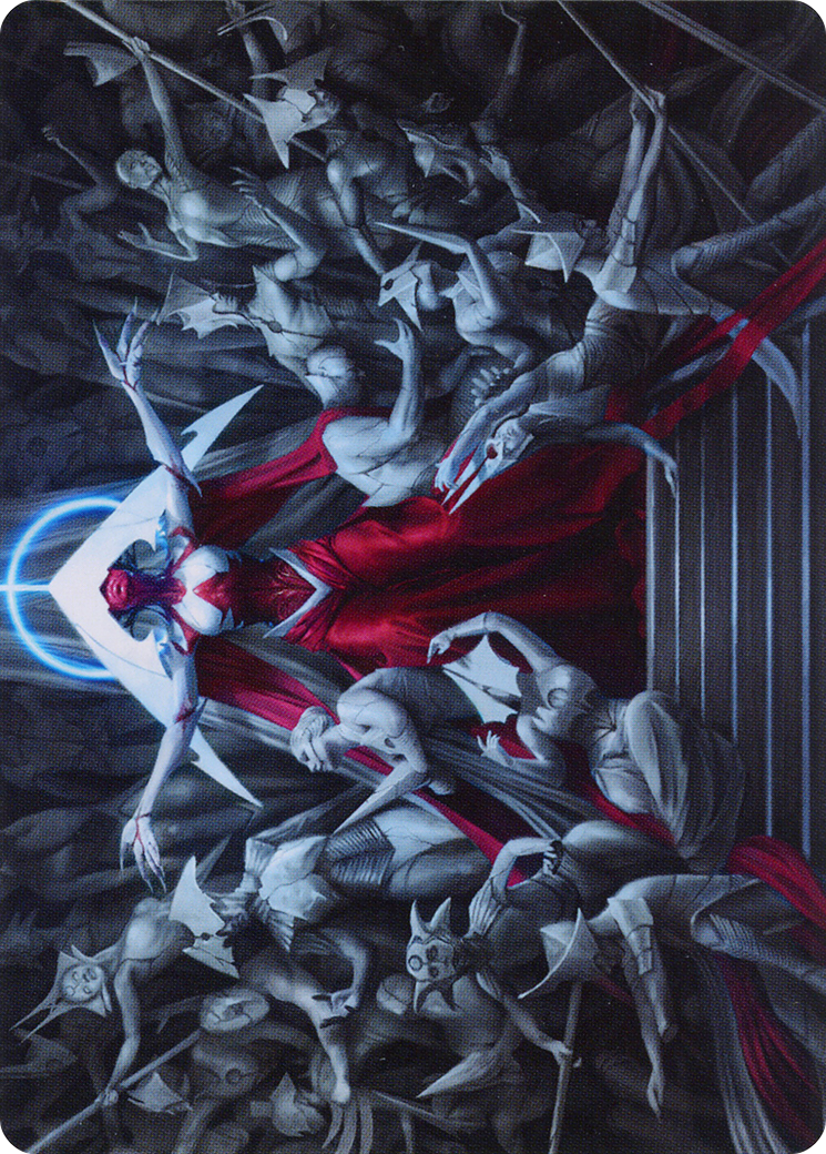 Elesh Norn, Mother of Machines // Elesh Norn, Mother of Machines  [Phyrexia: All Will Be One Art Series] (Borderless)