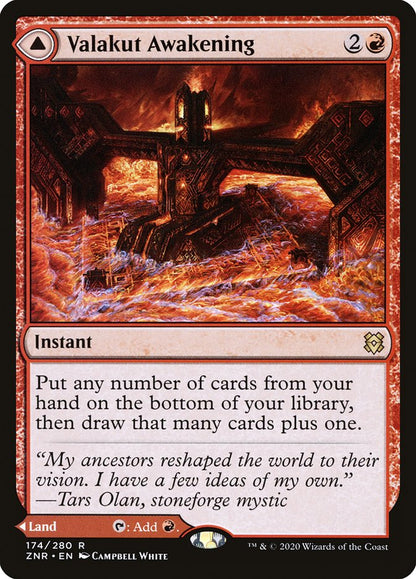 Valakut Awakening // Valakut Stoneforge [Zendikar Rising] Foil