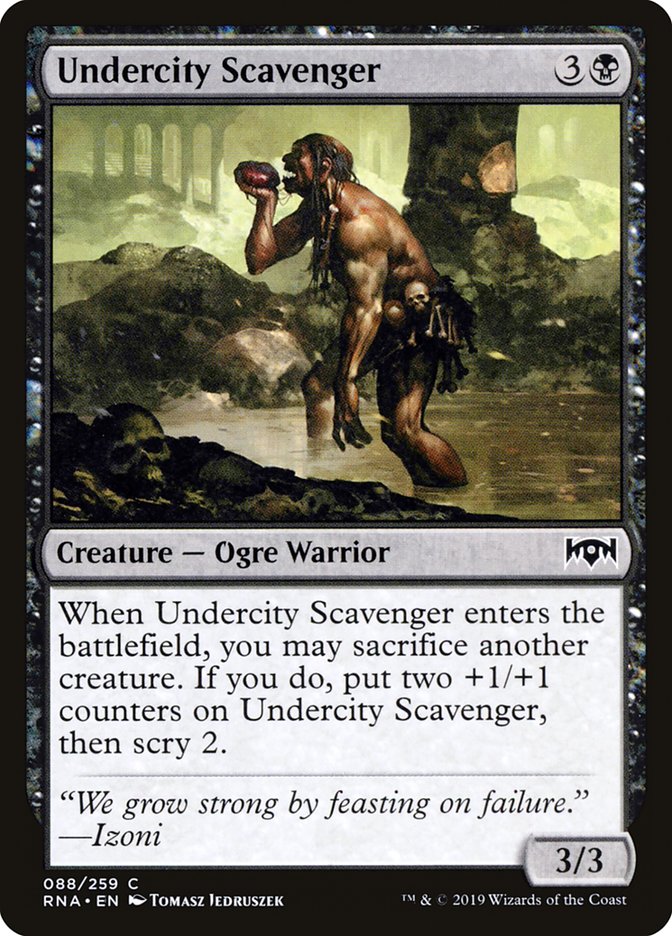 Undercity Scavenger [Ravnica Allegiance] Foil