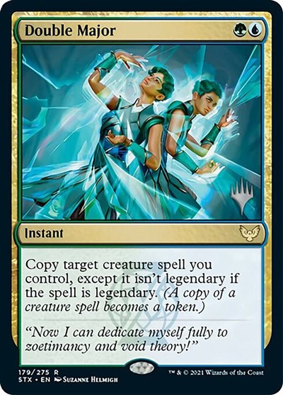 Double Major (Promo Pack) [Strixhaven: School of Mages Promos] Foil