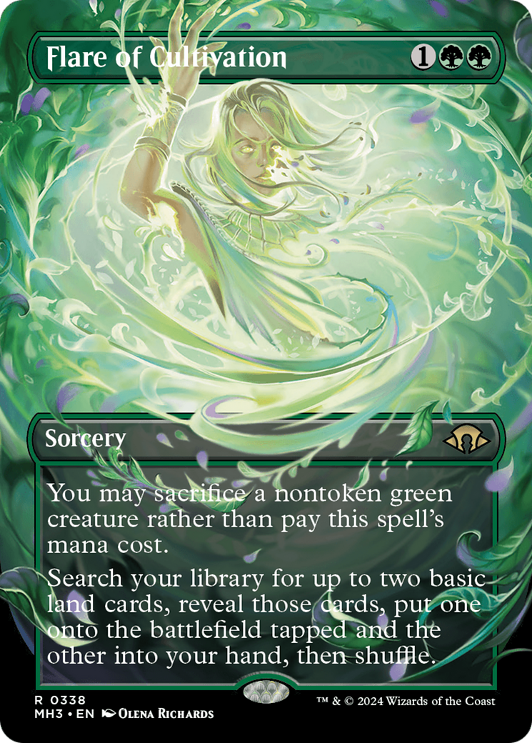 Flare of Cultivation (Borderless) [Modern Horizons 3] Foil