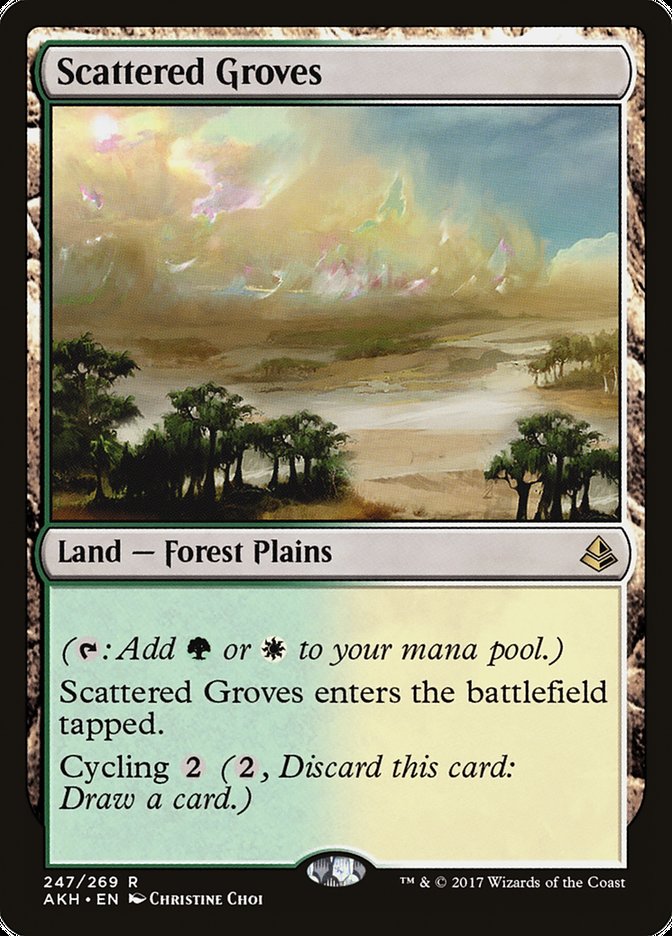 Scattered Groves [Amonkhet] Foil