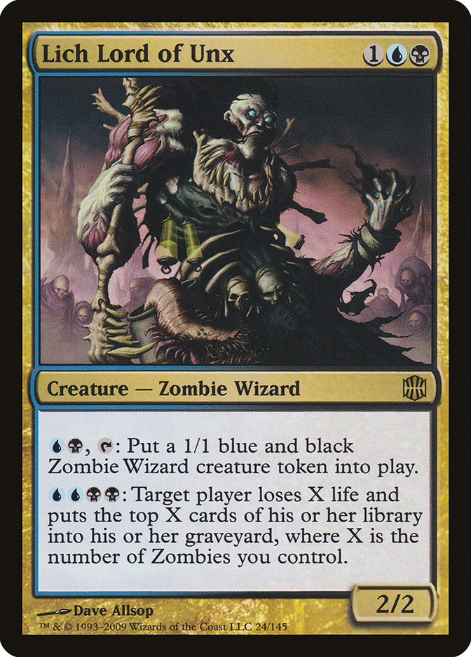Lich Lord of Unx [Alara Reborn] Foil