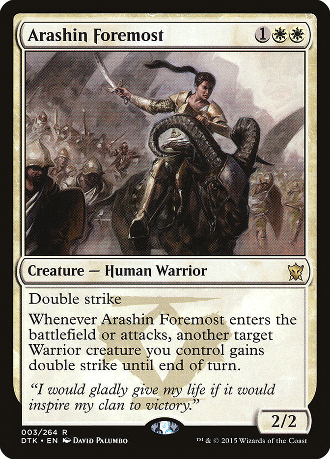 Arashin Foremost [Dragons of Tarkir] Foil
