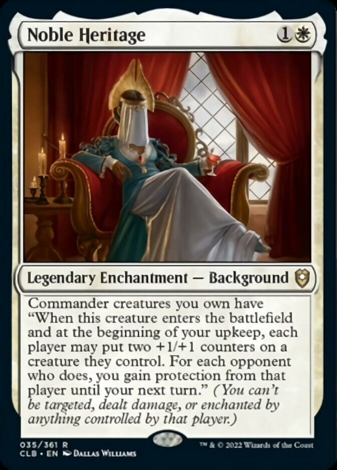 Noble Heritage [Commander Legends: Battle for Baldur's Gate] Foil