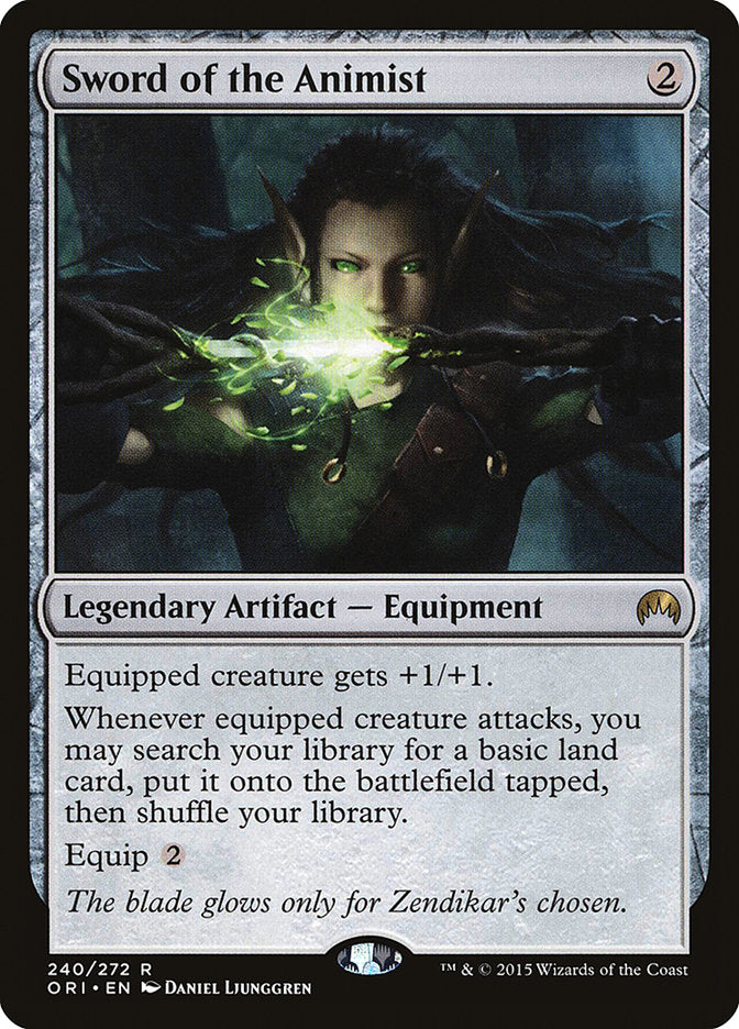 Sword of the Animist [Magic Origins] Foil