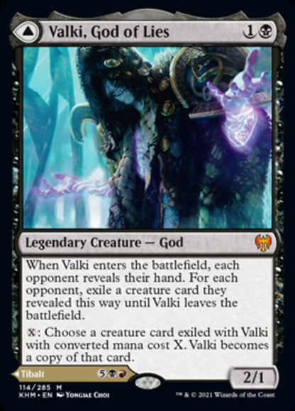 Valki, God of Lies // Tibalt, Cosmic Impostor [Kaldheim] Foil
