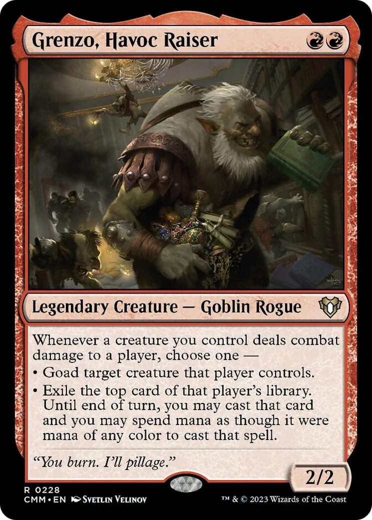 Grenzo, Havoc Raiser [Commander Masters] Foil