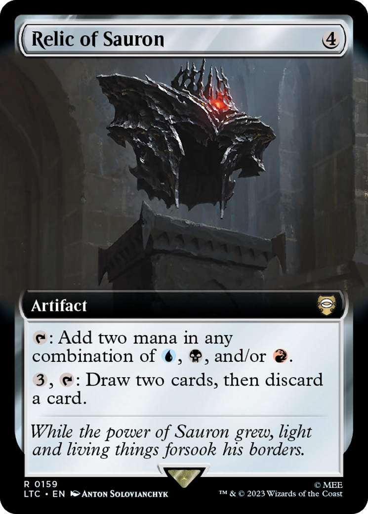 Relic of Sauron (Extended Art) [The Lord of the Rings: Tales of Middle-Earth Commander] Foil