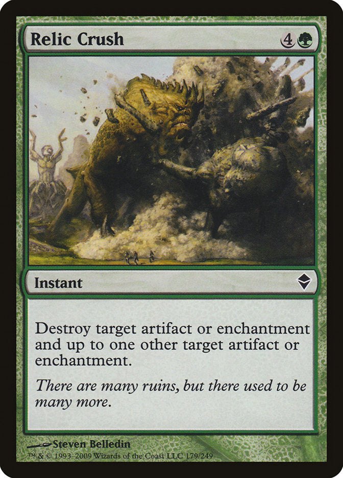 Relic Crush [Zendikar] Foil